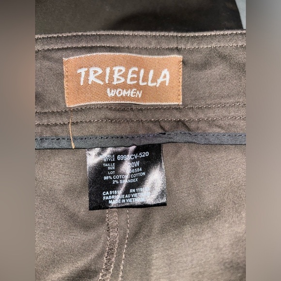 NEW Tribella Cropped Pant Modern‎ Career Work Office Women 20W Summer Casual - Picture 3 of 9